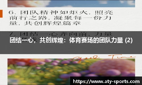 团结一心，共创辉煌：体育赛场的团队力量 (2)
